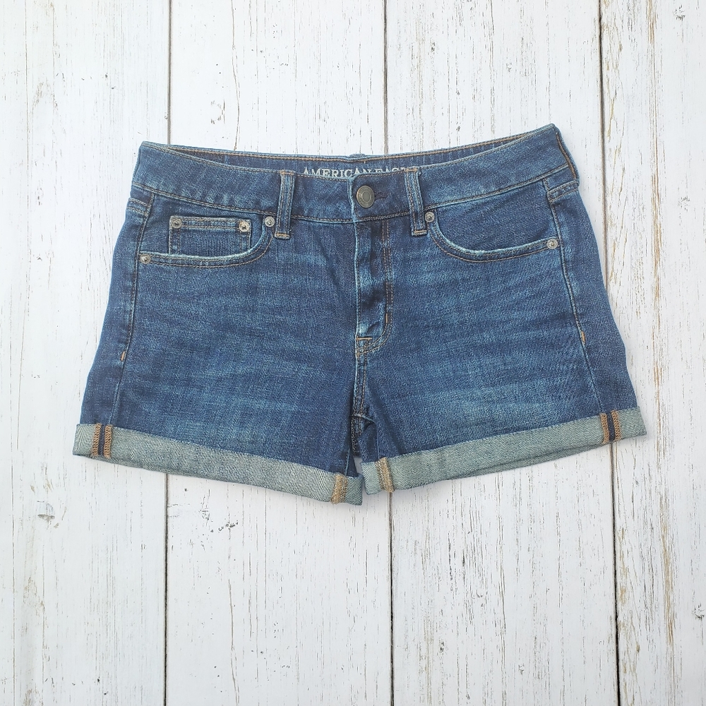 American Eagle Stretch Boy Midi Shorts